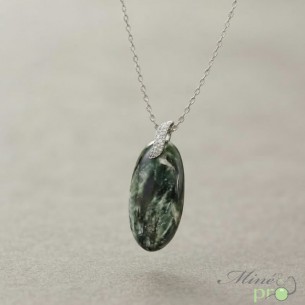 Séraphinite - pendentifs - grossiste en pierres naturelles