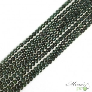 Jade du Guatemala A+ en perles rondes 4mm - fil complet
