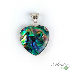 Abalone - pendentif en forme de coeur