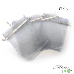 Pochettes Organza 11x9cm - sachets pour bijoux, pochons - grossiste