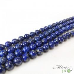 Lapis lazuli A en perles rondes 10mm - fil complet