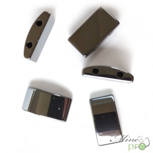 Hématite en perles "separateur 2 trous" 18mm - lot