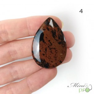 Obsidienne Mahogany (acajou) - cabochons