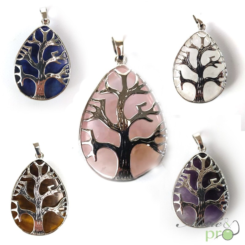 Arbre de vie goutte - pendentifs