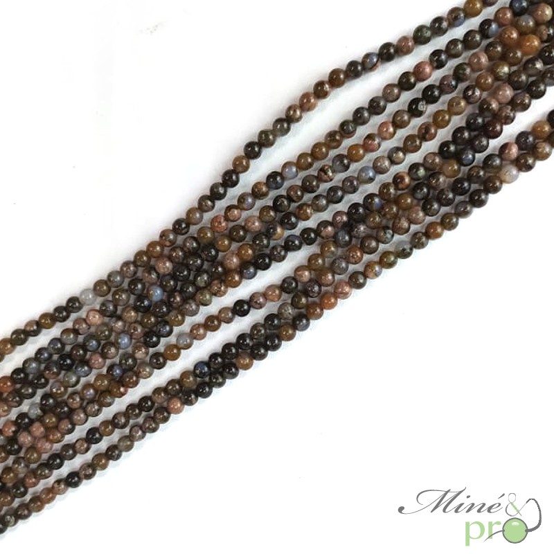 Que sera en perles rondes 4mm - fil complet