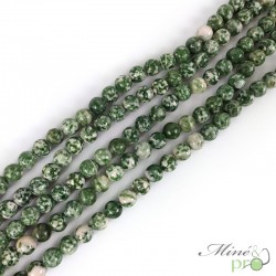 Agate arbre en perles rondes 6mm - fil complet - grossiste perles naturelles