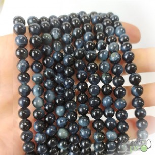 Oeil de faucon AAA en perles rondes 6mm - fil complet