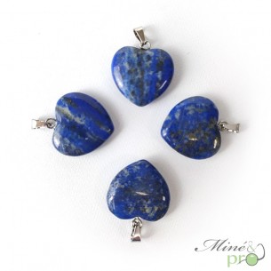 Lapis lazuli - pendentif en forme de coeur