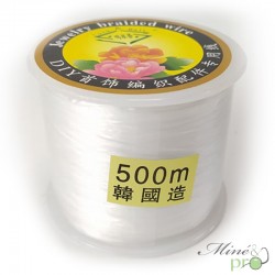 Bobine fil élastique multibrins 0.8mm - 500m