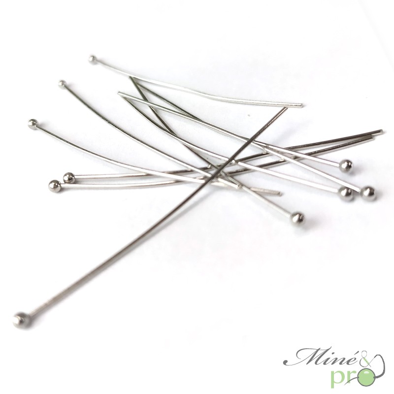 Clous à boucles d'oreilles en acier inoxydable 50mm - lot de 10 Clous à boucles d'oreilles en acier inoxydable 50mm - lot de 10
