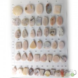 Opale rose - cabochons - grossiste en cabochons en pierres naturelles- Lithothérapie
