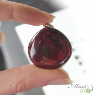 Grenat - pendentif - grossiste en cabochons en pierre naturelle