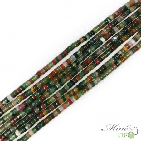 Perles Chips Agate Indienne Naturelle - Pierres Gemmes Irrégulières 5-8mm Aventurine Verte Et Autres Variétés Pour Bijoux DIY