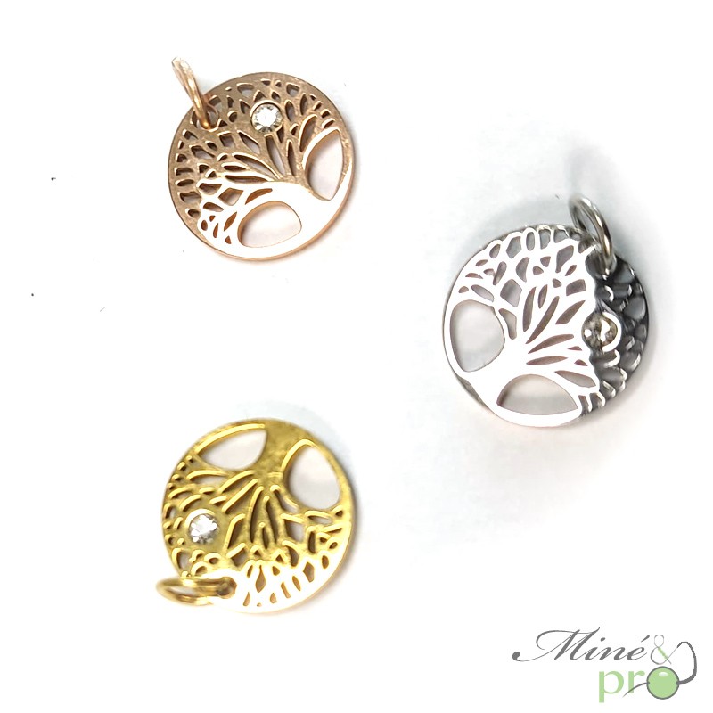 Arbre de vie en acier inoxydable 12mm - lot de 5