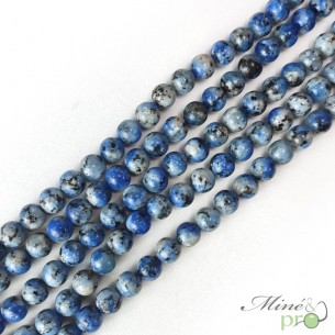 K2 Jaspe en perles rondes 8mm - fil complet
