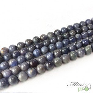 Tanzanite en perles rondes 8mm - fil complet