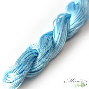 Fil Nylon tressé 1mm - bleu