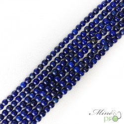Lapis lazuli AA en perles rondes 6mm - fil complet