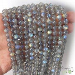 Labradorite Extra en perles rondes 6mm - fil complet