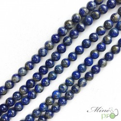 Lapis lazuli AB en perles rondes 8mm - fil complet
