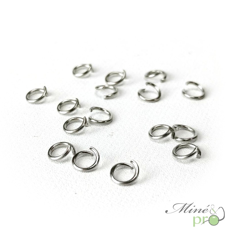 Anneaux De Saut Ouverts DICOSMETIC - Lot 200 Doré/Argenté 6.5x10mm | Bijouterie DIY