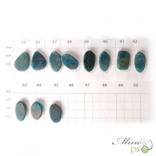 Apatite B - cabochons percés