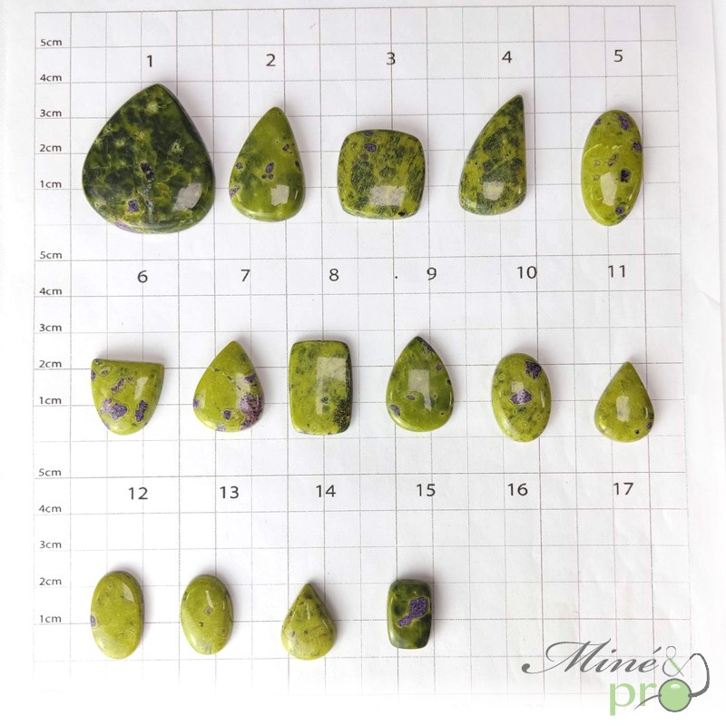 Atlantisite - cabochons Atlantisite - cabochons